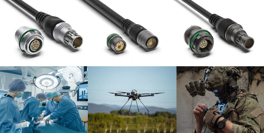 High-speed data transmission: Fischer Connectors’ rugged solutions feature USB 3.2 Gen 2 up to 10 Gbit/s with optimal signal integrity 