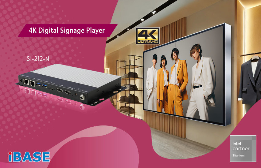 Slim Yet Mighty Digital Signage Player for Immersive 4K Visuals