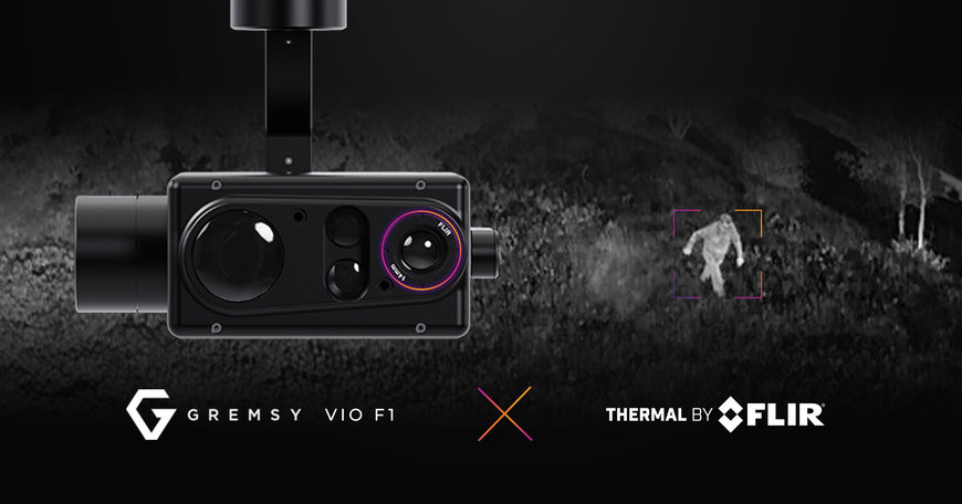 Thermal by FLIR Collaborator Gremsy Provides Vio Drone Payload for Public Safety and Industrial Applications 